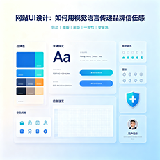 巴音郭楞建站-网站UI设计：如何用视觉语言传递品牌信任感