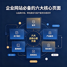 巴音郭楞建站-企业网站必备的六大核心页面